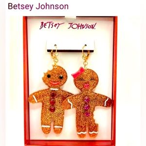Betsey Johnson Gingerbread Earrings